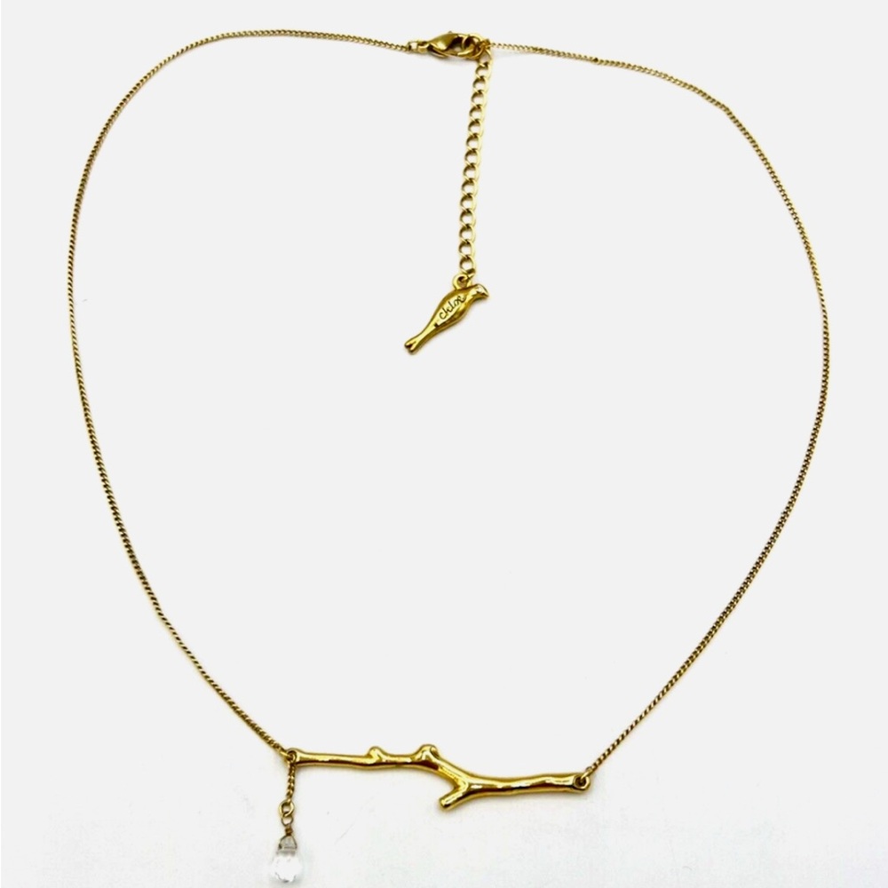 Chloe + Isabel gold branch necklace